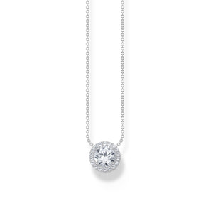 THOMAS SABO Necklace with halo pedant with white zirconia TKE2279