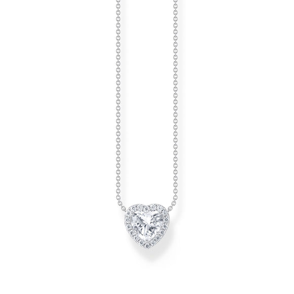 THOMAS SABO Necklace with heart-shaped halo pendant TKE2280