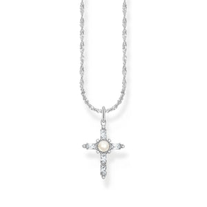 THOMAS SABO Romance Necklace with white cross pendant TKE2296WH