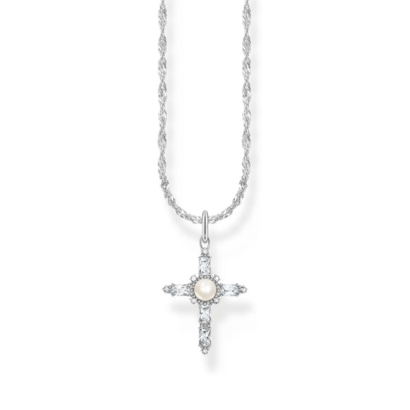 THOMAS SABO Romance Necklace with white cross pendant TKE2296WH