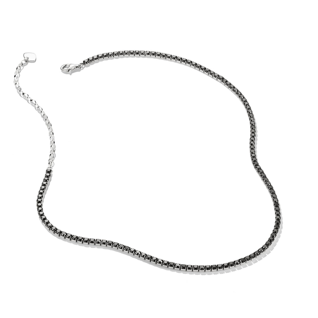 THOMAS SABO Tennis Necklace Sparkling Black with Zirconia Stones TKE2303BCZ