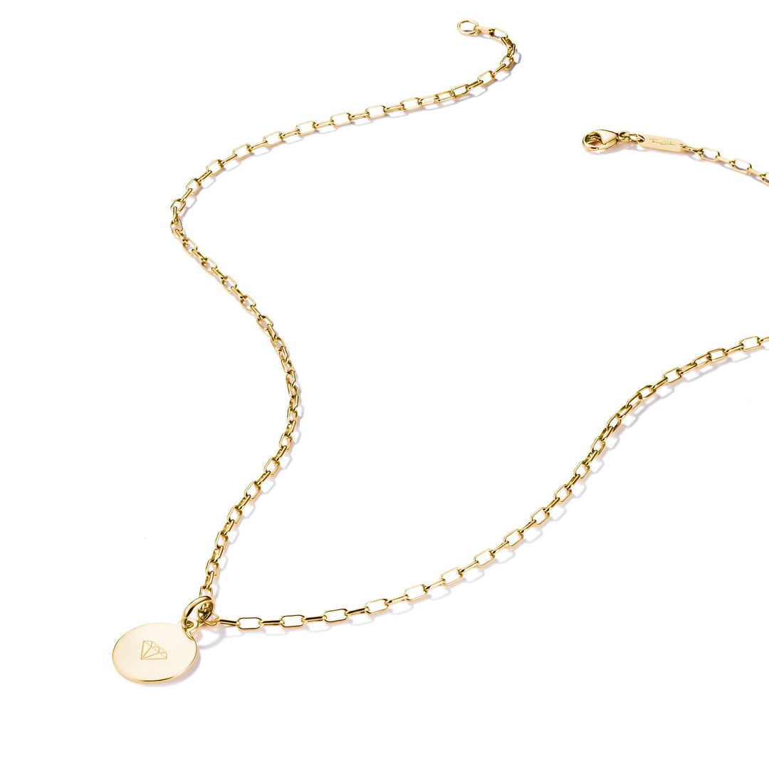Thomas Sabo Gold-Tone Stainless Steel Paperclip Chain Necklace 2.3mm TKE2328SY