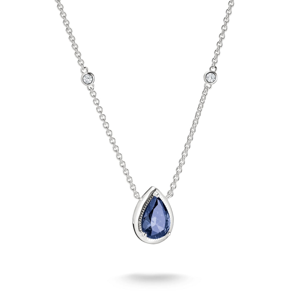 THOMAS SABO Chain with Nanocrystal in Teardrop Shape TKE2331BLU