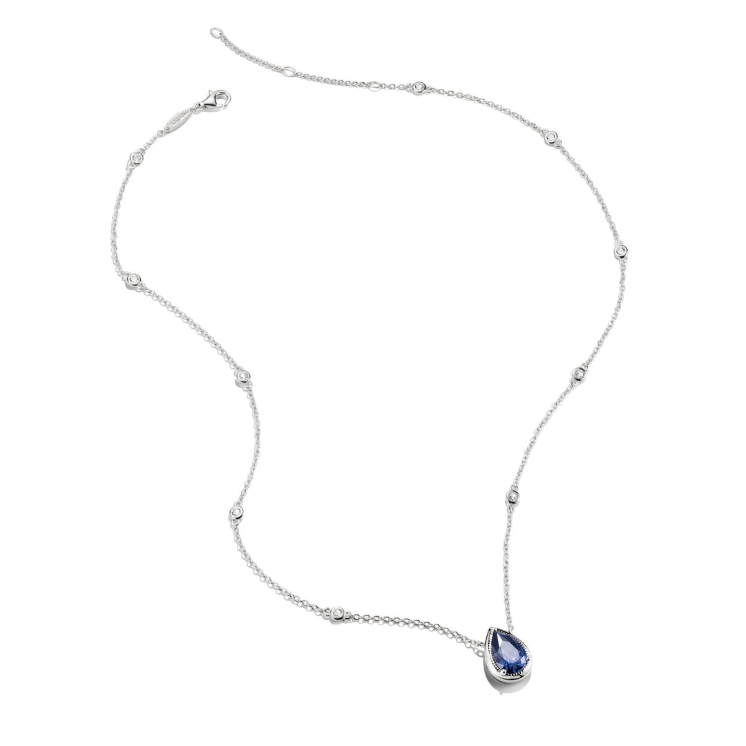 THOMAS SABO Chain with Nanocrystal in Teardrop Shape TKE2331BLU