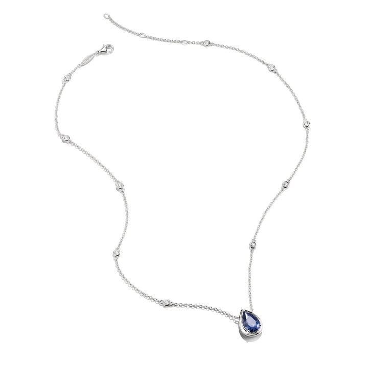 THOMAS SABO Chain with Nanocrystal in Teardrop Shape TKE2331BLU