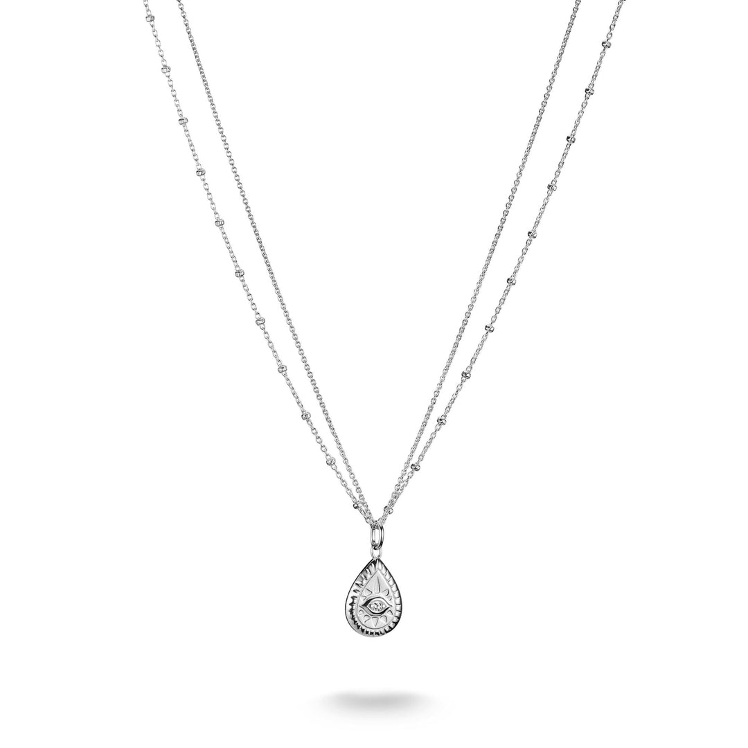THOMAS SABO Double Necklace with Zirconia Eye TKE2333