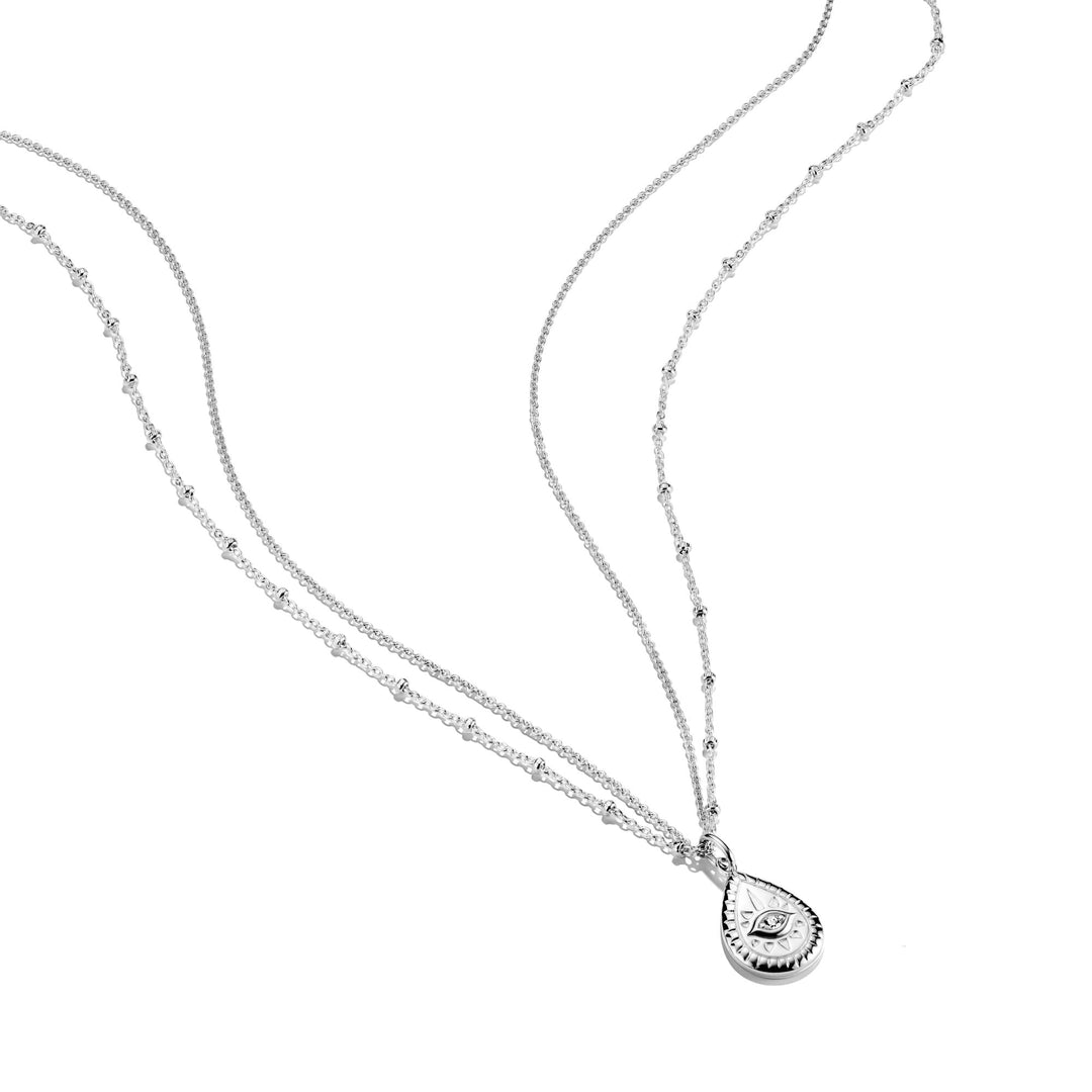 THOMAS SABO Double Necklace with Zirconia Eye TKE2333