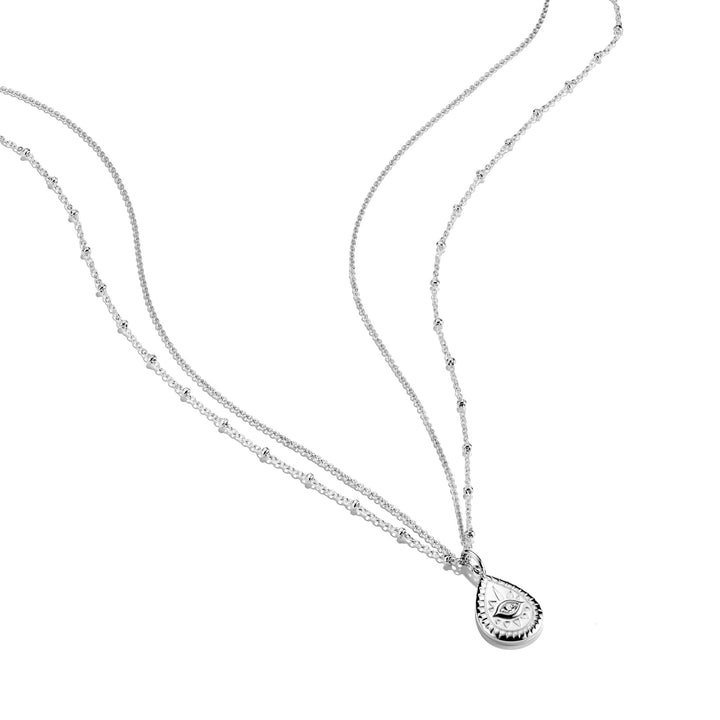 THOMAS SABO Double Necklace with Zirconia Eye TKE2333