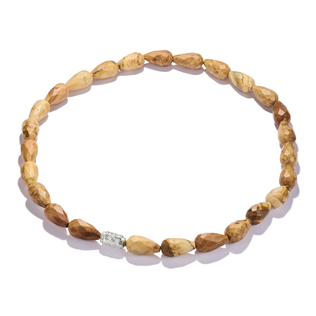 THOMAS SABO Elyndra Necklace with Yellow Jasper Beads TKE2336JA