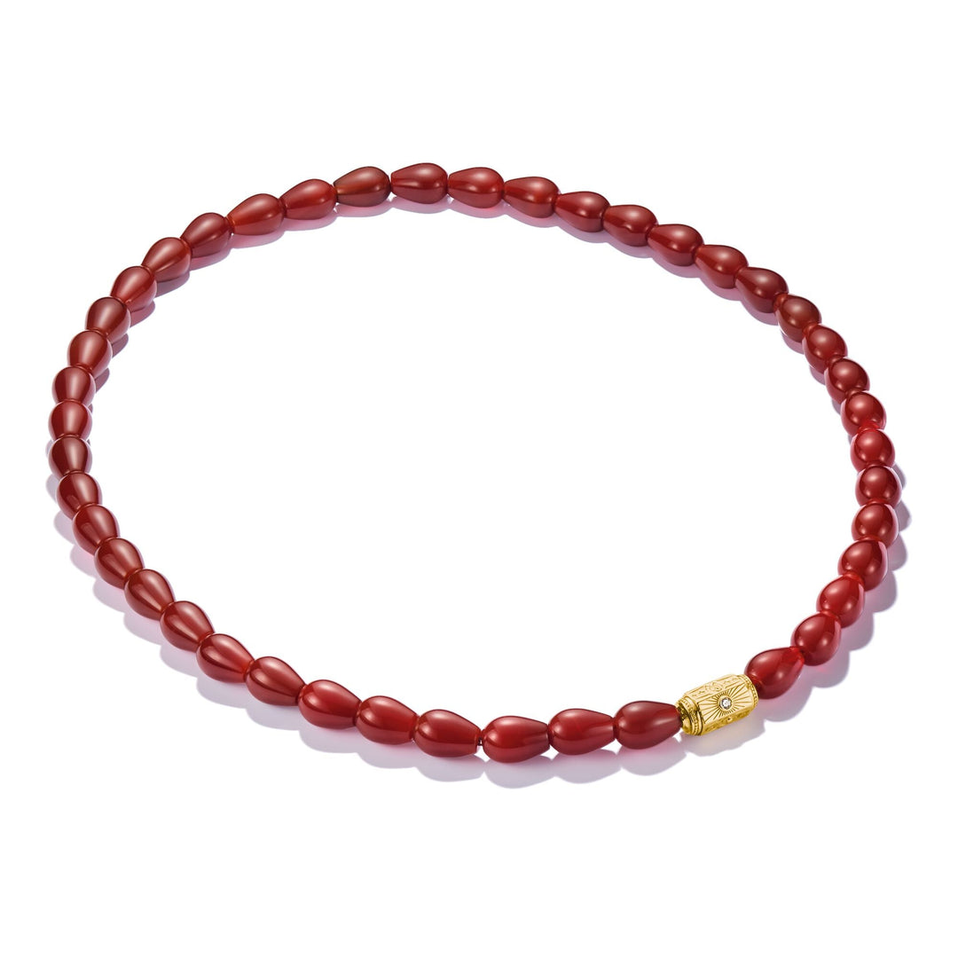 THOMAS SABO Elyndra Necklace with Red Agate Beads TKE2337REY