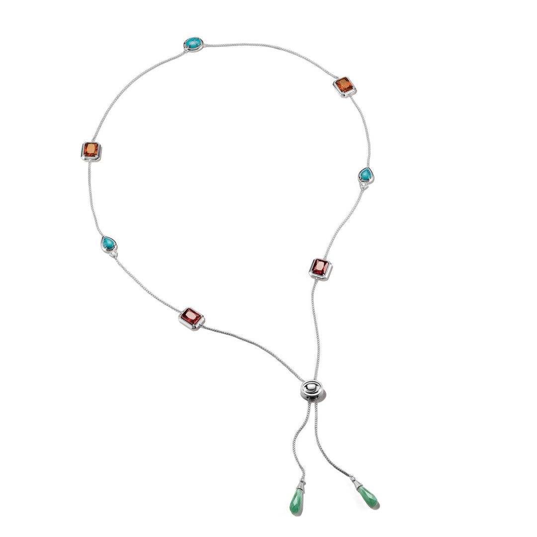 THOMAS SABO Elyndra Necklace with Multi-coloured Stones TKE2339