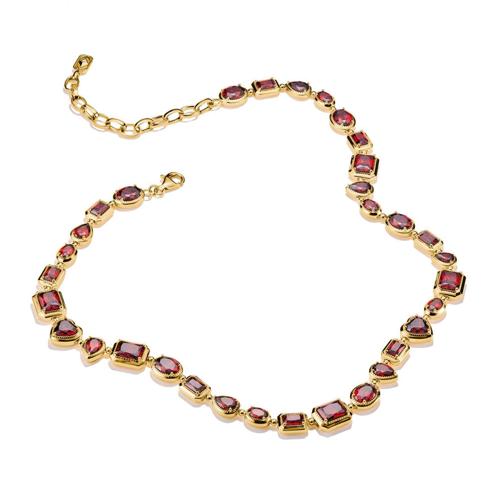 THOMAS SABO Elyndra Necklace with Red Stones TKE2341REY