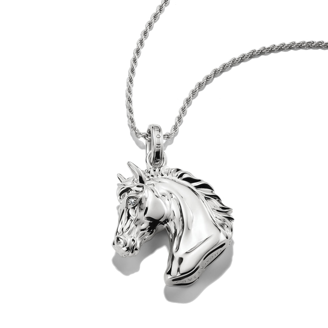 THOMAS SABO Horse Head Necklace with Zirconia TKE2342