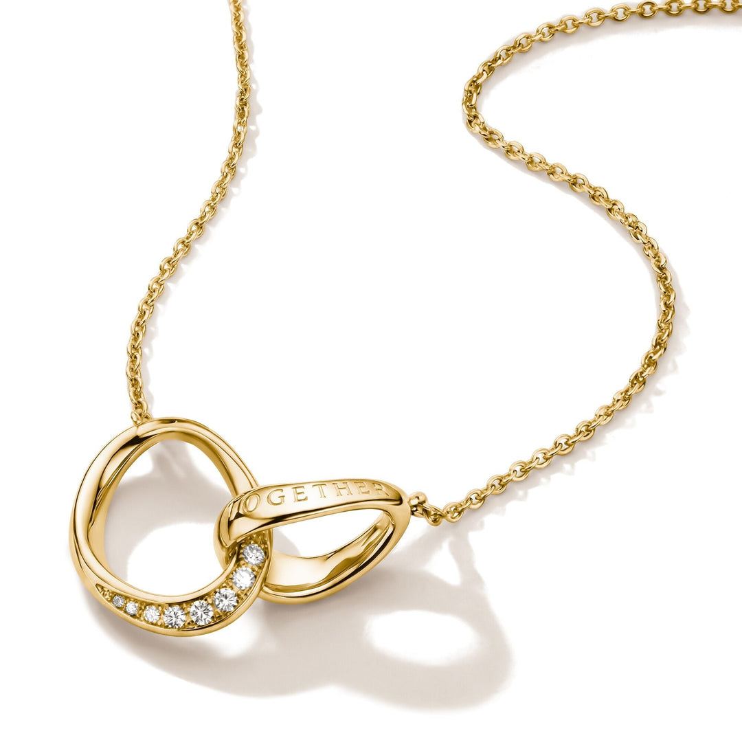 THOMAS SABO Chain Together with zirconia TKE2378MY