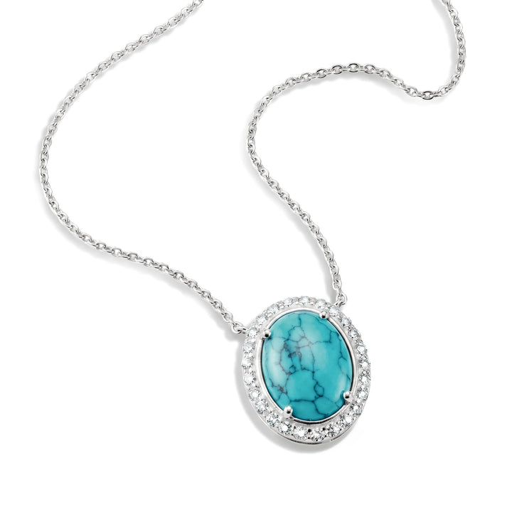 THOMAS SABO Chain with Imitation Turquoise and Zirconia TKE2379TU
