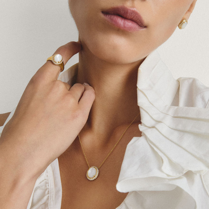 THOMAS SABO Chain mother-of-pearl with zirconia TKE2379MY