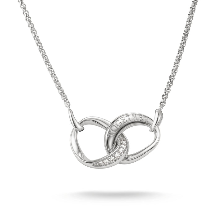 THOMAS SABO Chain Together with zirconia TKE2380