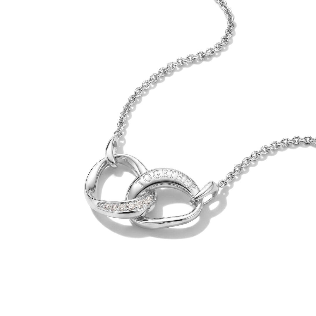 THOMAS SABO Chain Together with zirconia TKE2380