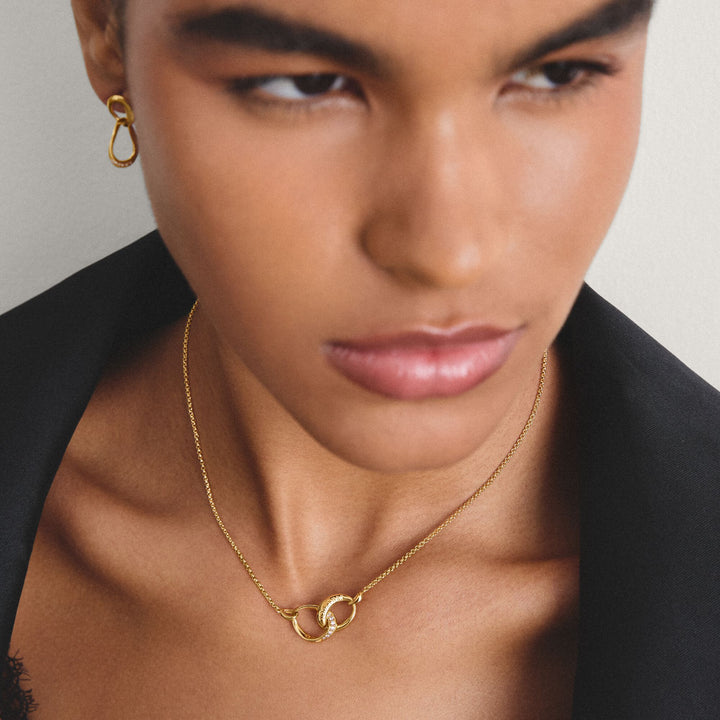THOMAS SABO Chain Together with zirconia TKE2380MY