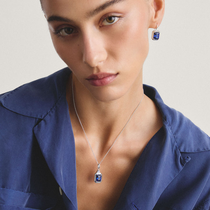 THOMAS SABO Chain with Nanocrystal TKE2381BLU