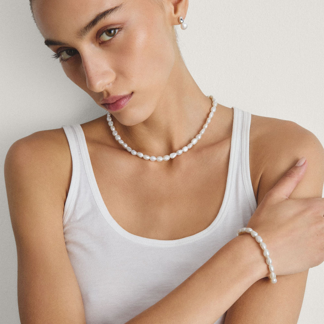 THOMAS SABO Pearl necklace TKE2383