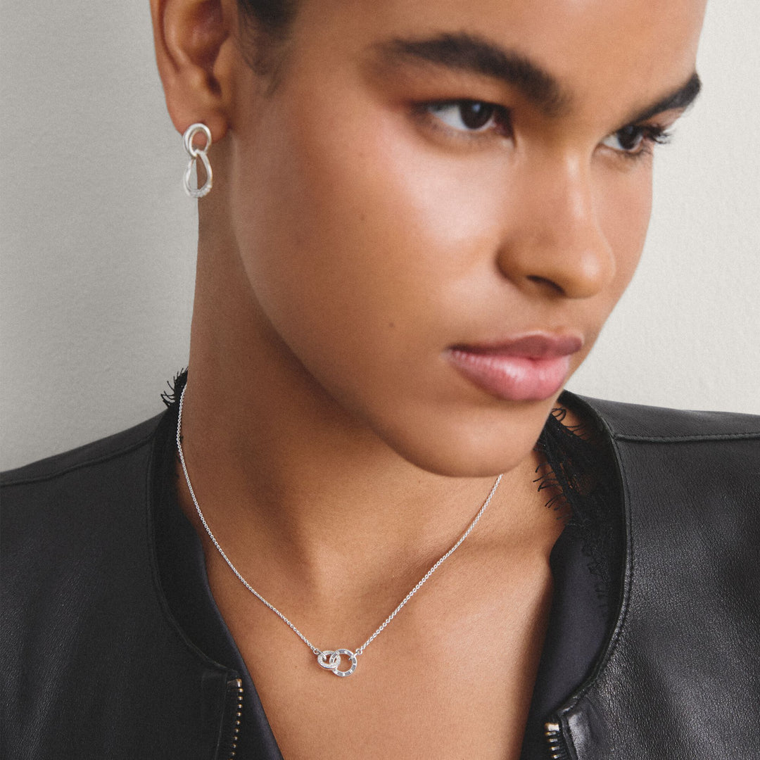 THOMAS SABO Chain Together with zirconia TKE2385