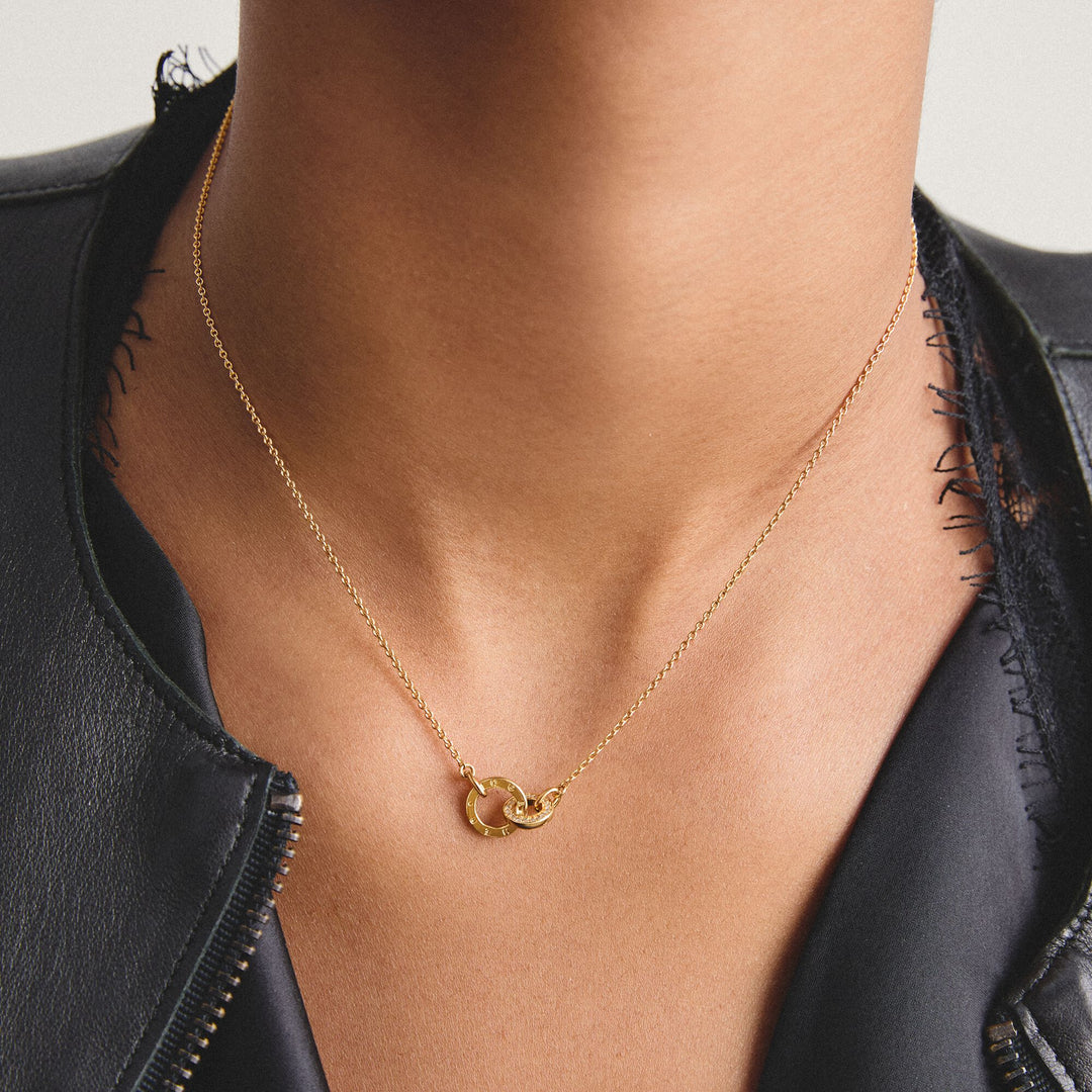 THOMAS SABO Chain Together with zirconia TKE2385MY