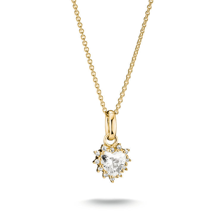 THOMAS SABO Chain with heart-cut zirconia TKE2386MY