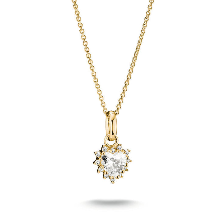 THOMAS SABO Chain with heart-cut zirconia TKE2386MY