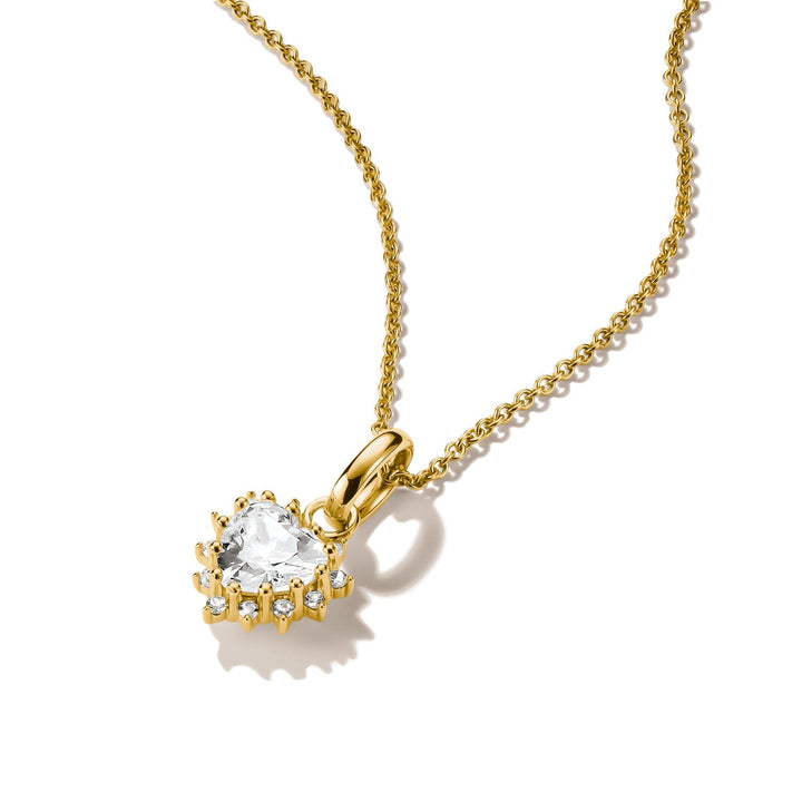 THOMAS SABO Chain with heart-cut zirconia TKE2386MY