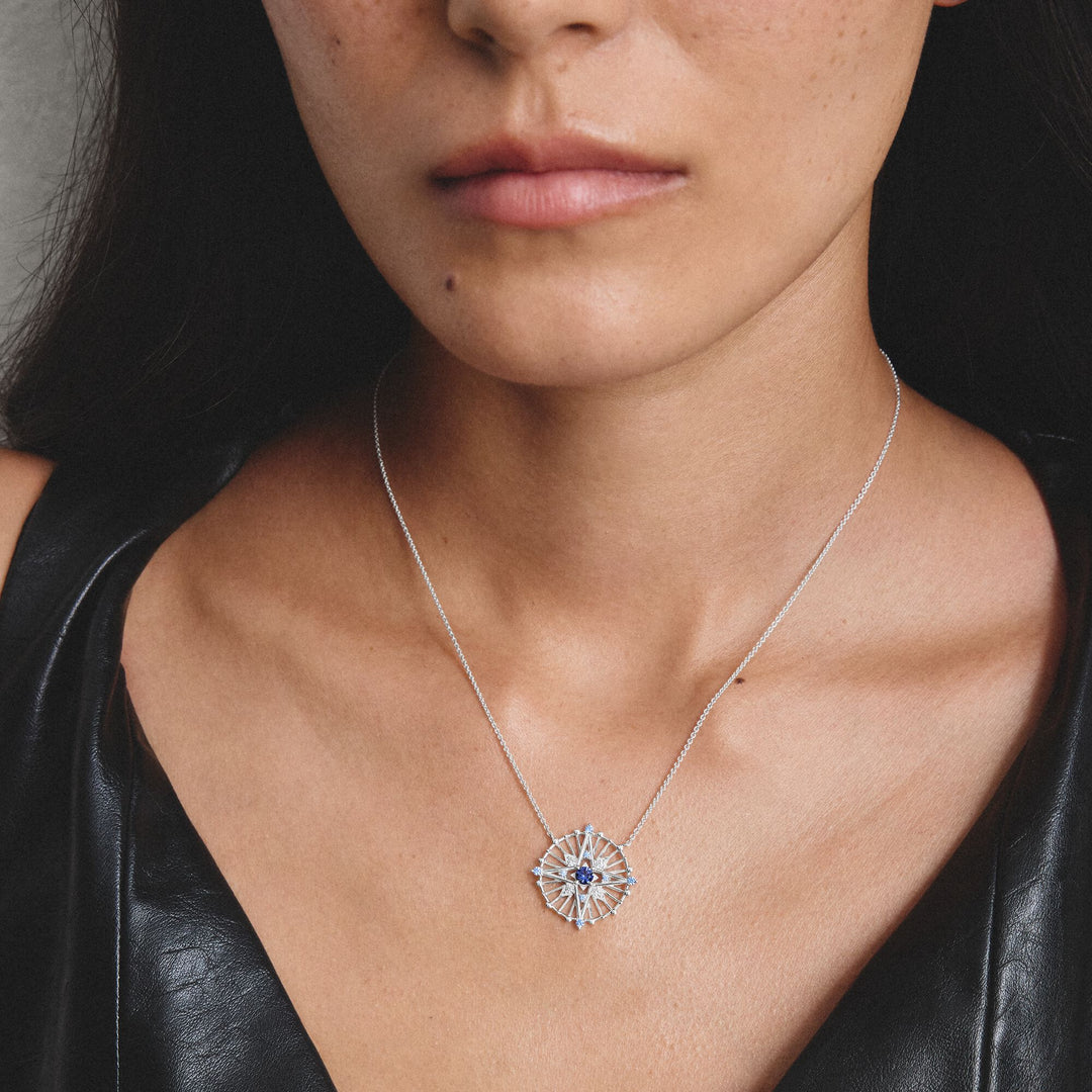 Thomas Sabo Necklace with blue stones TKE2393BLU
