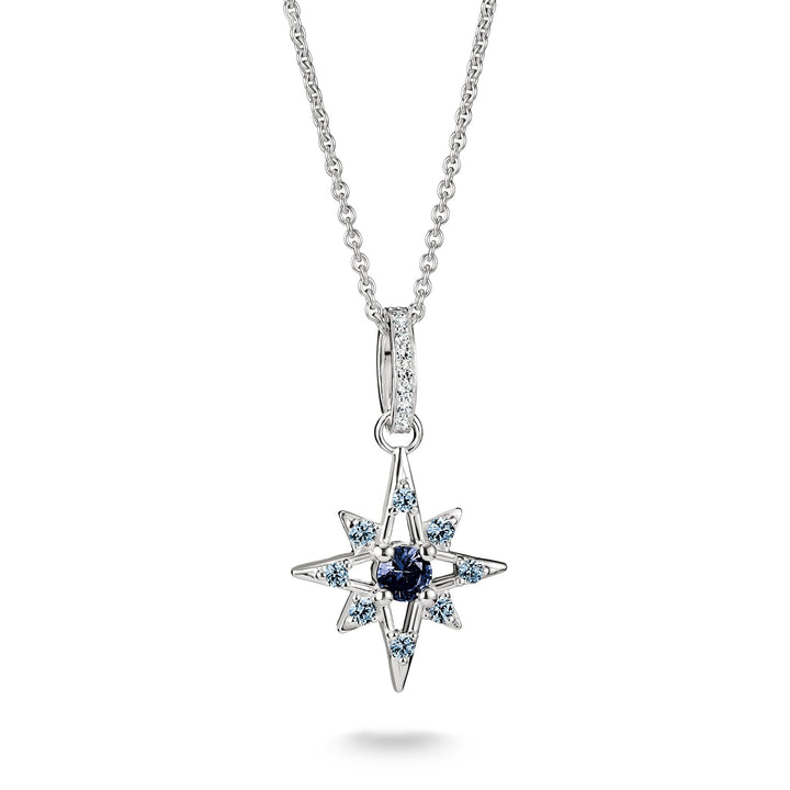 Thomas Sabo Necklace star with blue stones TKE2394BLU
