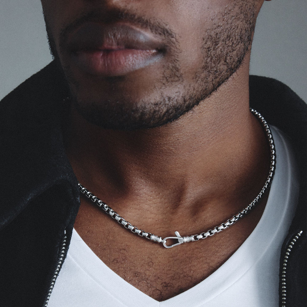 Thomas Sabo Stainless Steel Box Chain Necklace 5.2mm TKE2398S