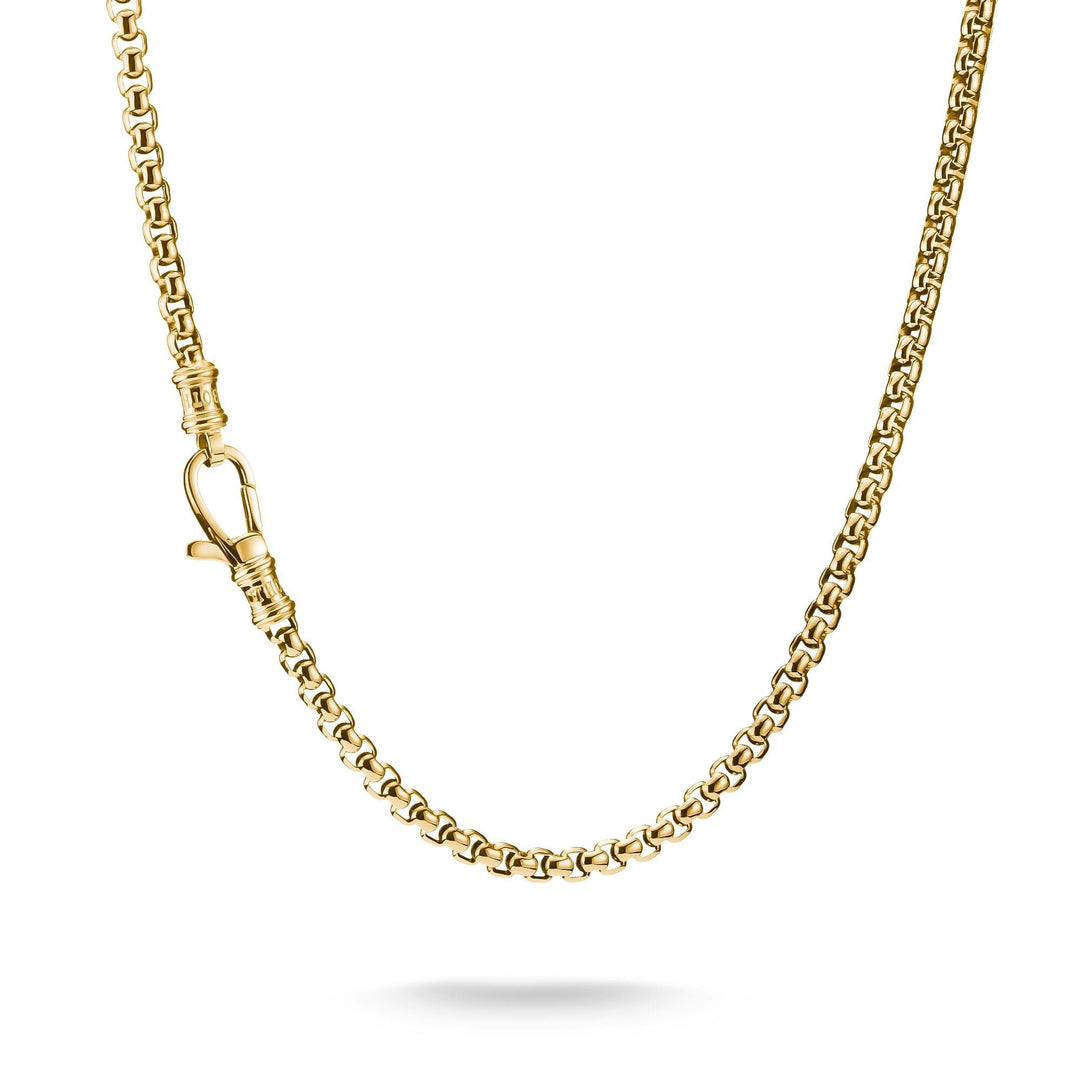Thomas Sabo Gold-Tone Stainless Steel Box Chain Necklace 4mm TKE2399SY