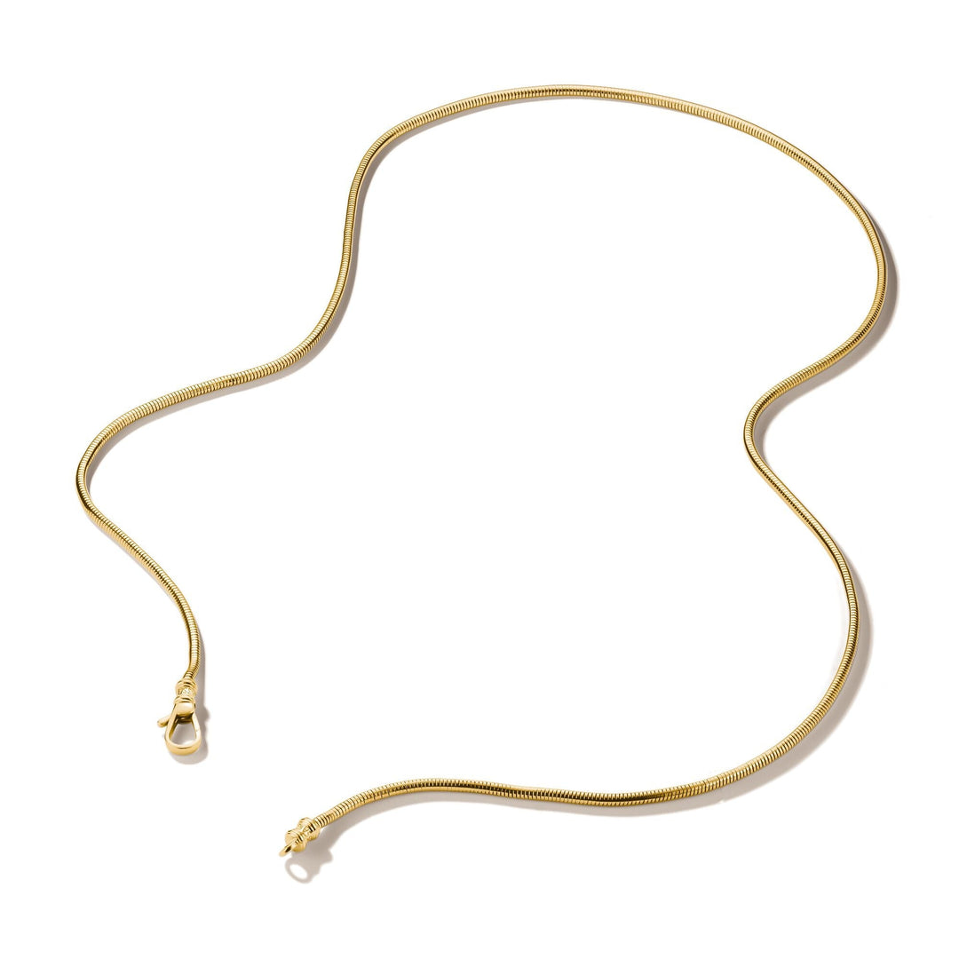 Thomas Sabo Gold-Tone Stainless Steel Snake Chain Necklace 2mm TKE2401SY