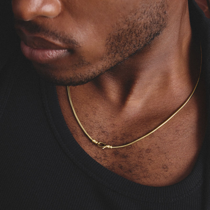 Thomas Sabo Gold-Tone Stainless Steel Snake Chain Necklace 2mm TKE2401SY