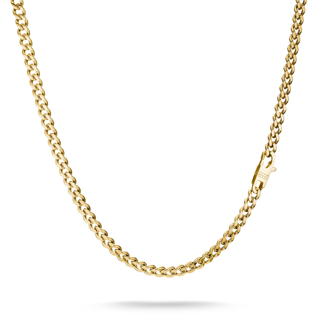 Thomas Sabo Gold-Tone Stainless Steel Curb Chain Necklace 7mm TKE2406SY
