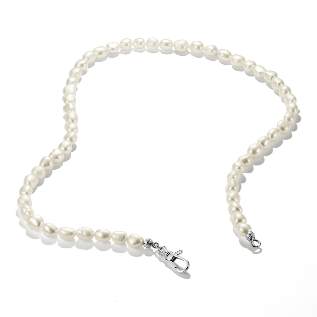 Thomas Sabo Stainless Steel Freshwater Pearl Necklace TKE2407SWH