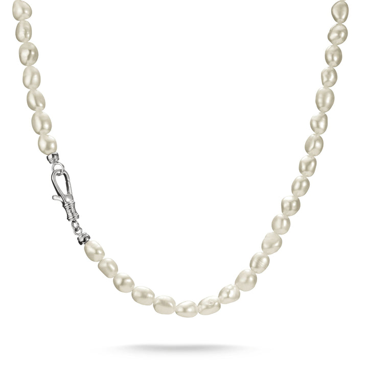 Thomas Sabo Stainless Steel Freshwater Pearl Necklace TKE2407SWH