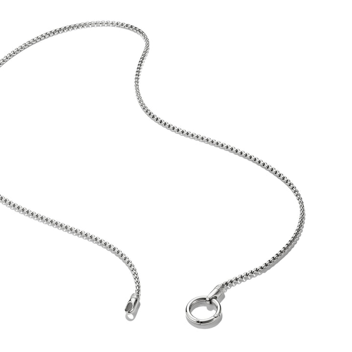 Thomas Sabo Stainless Steel Box Chain Necklace with Ring Clasp 2.7mm TKE2409S