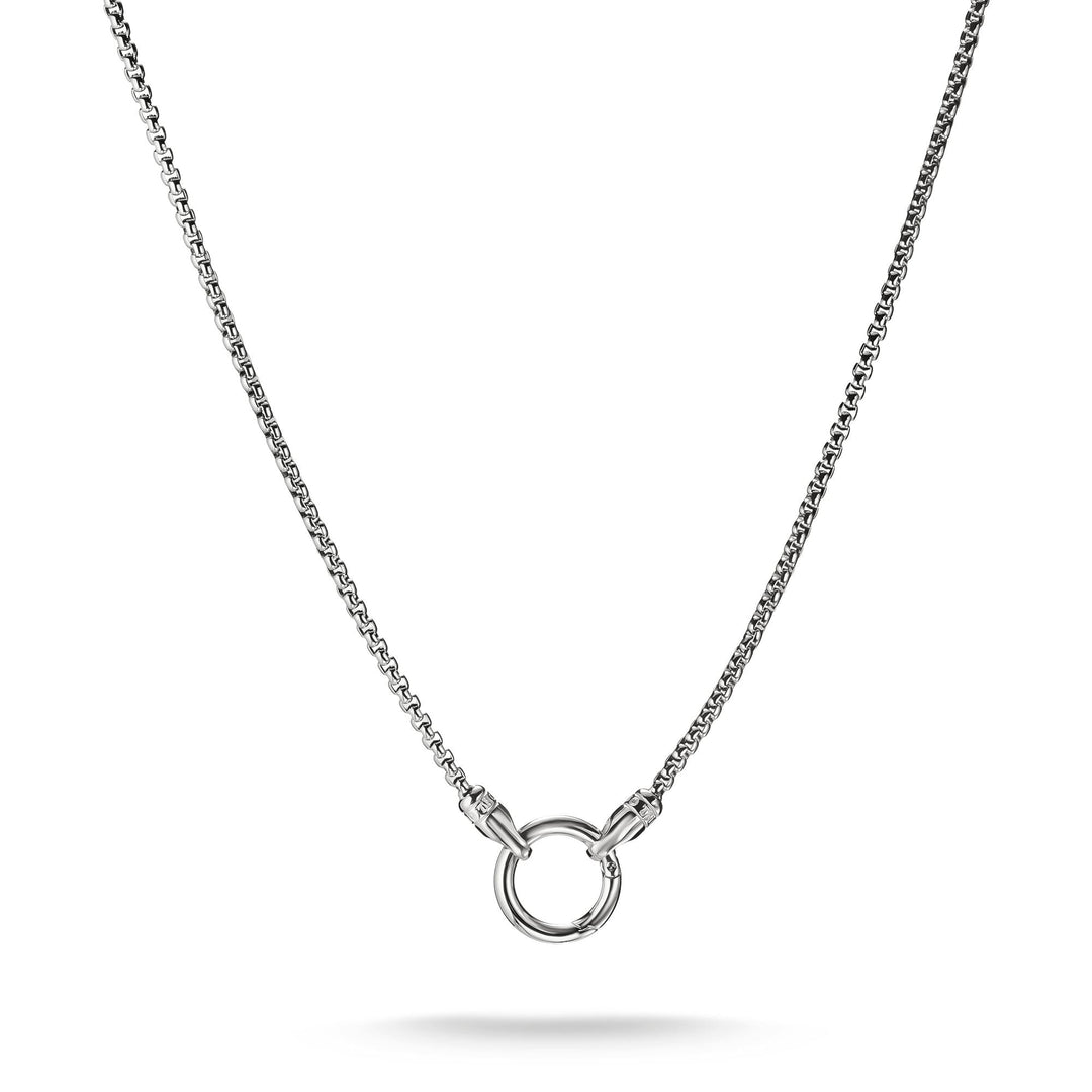 Thomas Sabo Stainless Steel Box Chain Necklace with Ring Clasp 2.7mm TKE2409S
