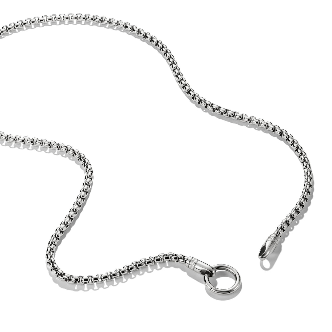 Thomas Sabo Stainless Steel Box Chain Necklace with Ring Clasp 4mm TKE2410S