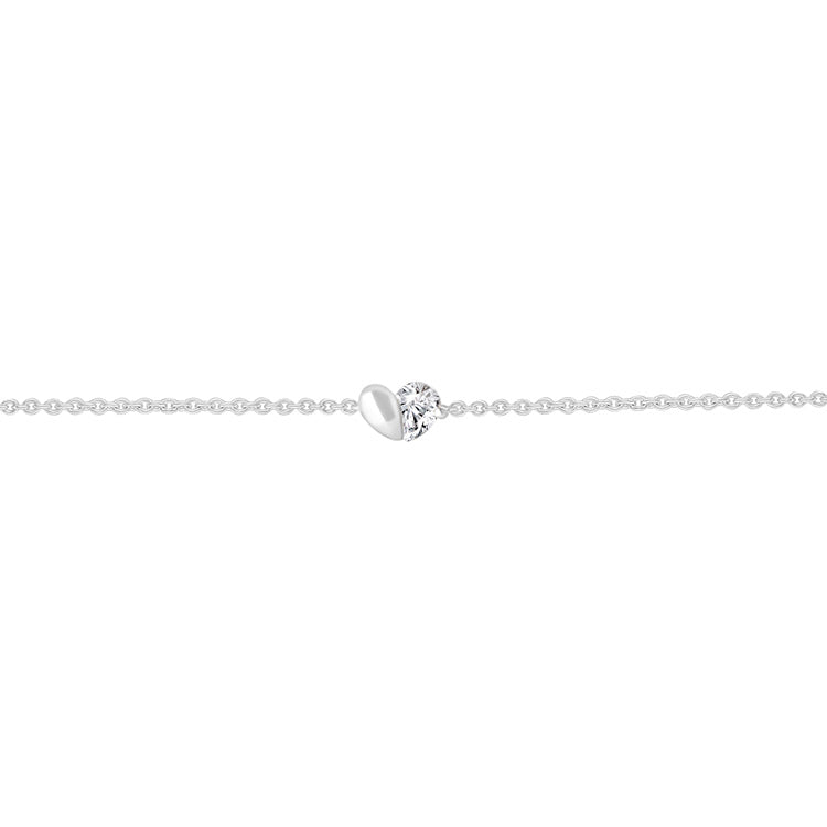 0.15ct Lab Grown Diamond Bracelet in 9K White Gold