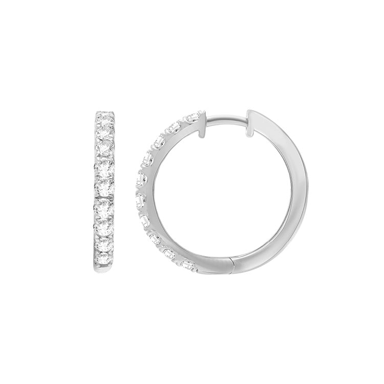 1.50ct Lab Grown Diamond Earrings in 9K White Gold