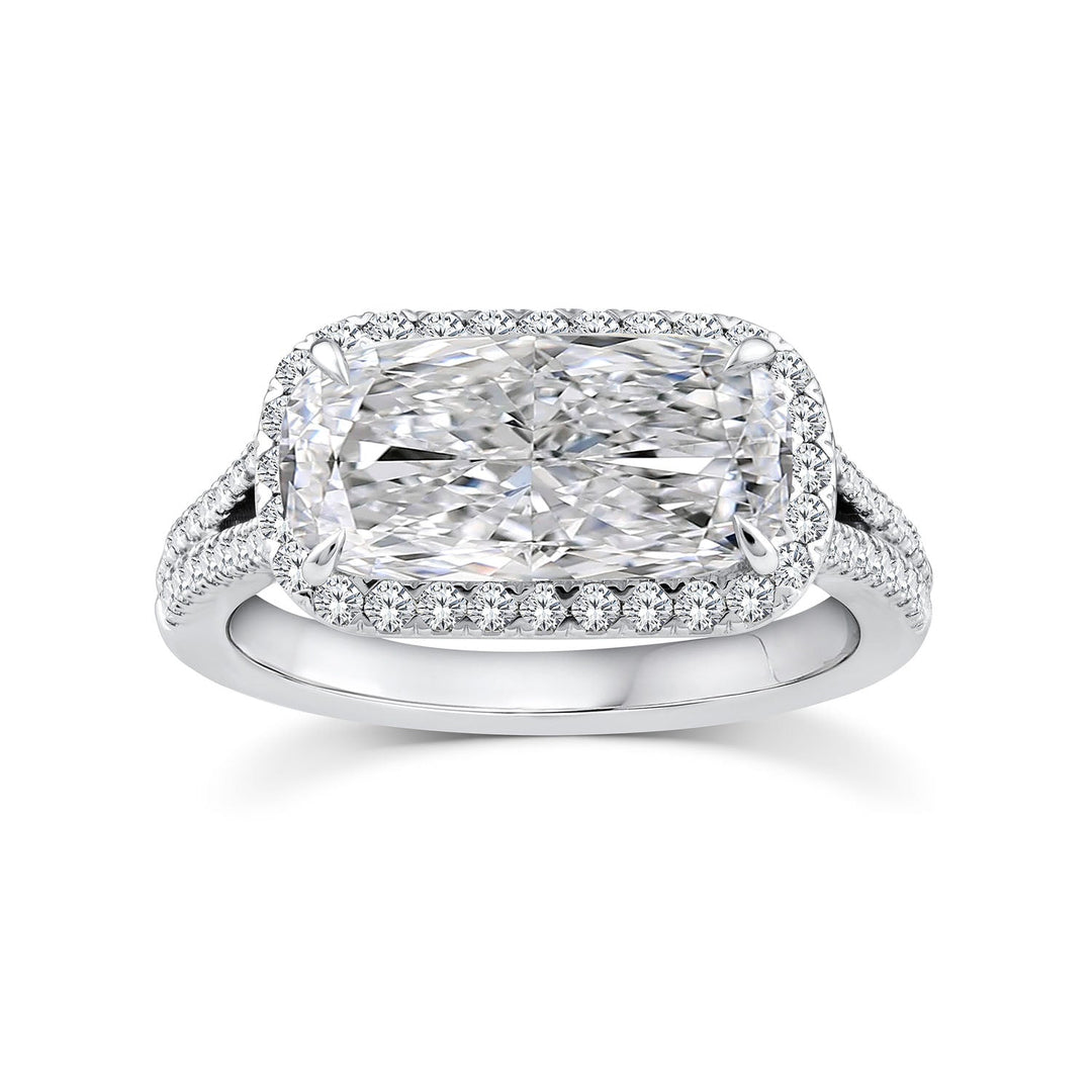 3.40ct Lab Grown Diamond Northern Ray Ring in Platinum