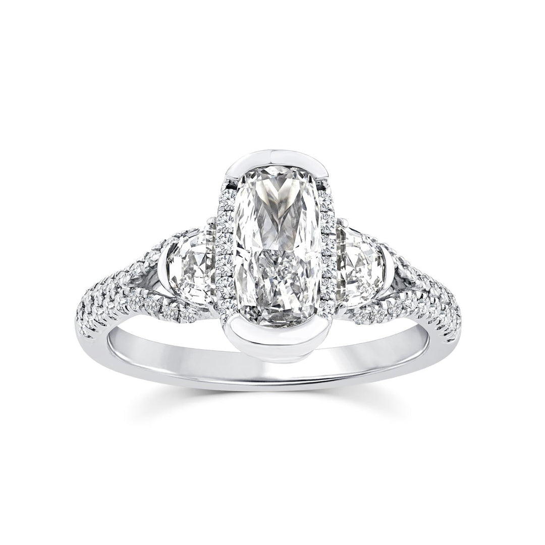 1.50ct Lab Grown Diamond Northern Ray Ring in Platinum