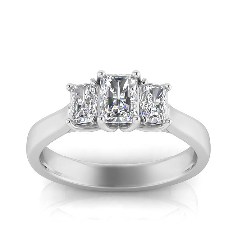 1.00ct Lab Grown Diamond Ring in 9K White Gold
