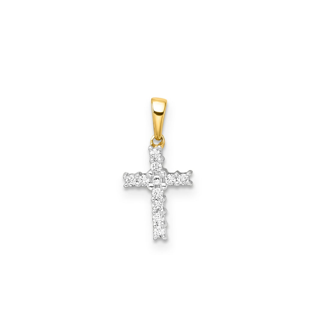 0.10ct Lab Grown Diamond Pendant in 9K Yellow Goldp