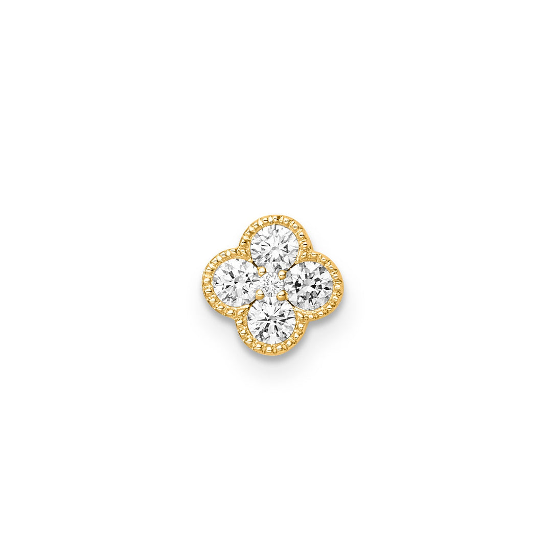 0.25ct Lab Grown Diamond Pendant in 9K Yellow Gold