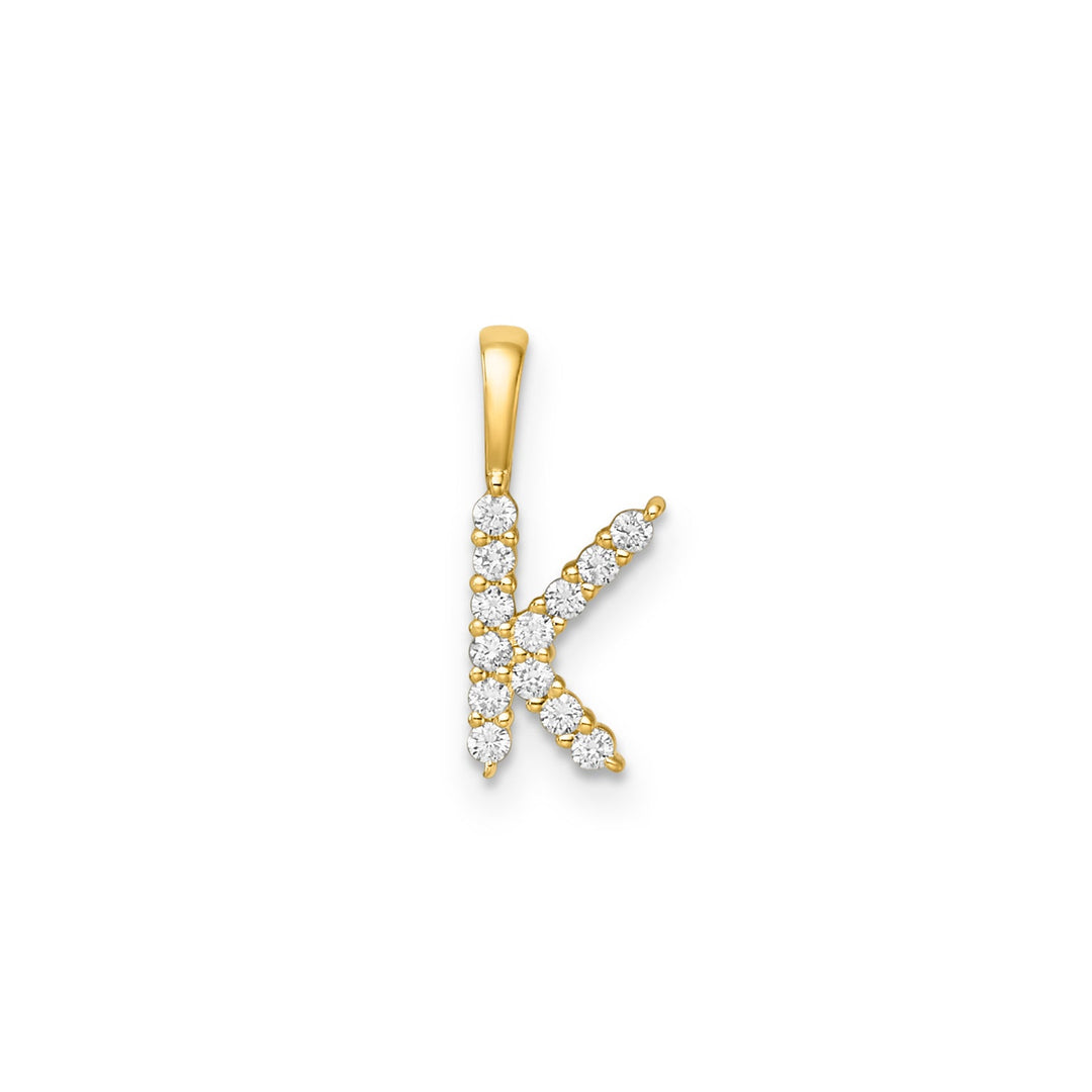 0.14ct Lab Grown Diamond Pendant in 9K Yellow Gold